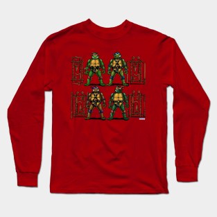 TMNT action figures Long Sleeve T-Shirt